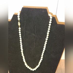 14k Natural Pearl Necklace